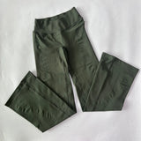 Flared Yoga Leggings – Sculpting High-Waist Comfort for Movement