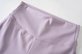 Girls’ High-Waist Flared Leggings – Stretch Comfort for Everyday Movement