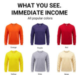 Men’s Fleece Pullover Sweatshirt – Soft Casual Streetwear Top
