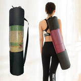 Portable Yoga Mat Bag – Breathable Mesh Carrier with Strap