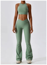 Women’s High-Waist Flared Leggings – Sculpt & Flow Performance Fit