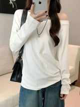Women’s Long Sleeve Oversized Top – Soft Everyday Wear