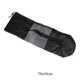 Portable Yoga Mat Bag – Breathable Mesh Carrier with Strap