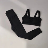 Women’s Seamless Yoga Set – Push-Up Sports Bra & High Waist Leggings