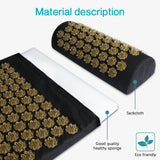 Acupressure Massage Mat & Cushion Set – Stress & Back Pain Relief