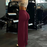 Women’s Wide Leg Yoga Pants – High Waist Tummy Control Leggings