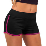 Women’s Mid Waist Slim Fit Shorts – High Stretch Running & Fitness Shorts