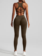 Women’s Seamless Gym Set – High Waist Booty Lift Leggings & Sports Bra