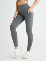 Women’s High-Waist Performance Leggings – Stretch Fit with Pockets