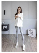 Women’s Lace Trim High Waist Leggings – Slim Fit Shaping Tights