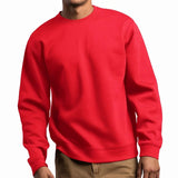 Basic Crewneck Sweatshirts for Men Women Spring Fall Warm Comfy Fleece Lined Pullover Tops Athletic Casual Loose Fit Sweaters