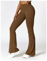 High-Waist Flare Yoga Pants – Supportive Fit for Training & Everyday Wear