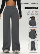 Women’s Wide Leg Yoga Pants – High Waist Tummy Control Leggings
