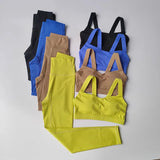 Women’s Seamless Yoga Set – Push-Up Sports Bra & High Waist Leggings