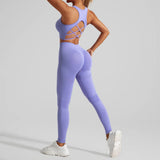 Women’s Seamless Gym Set – High Waist Booty Lift Leggings & Sports Bra