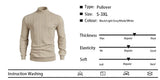 Men’s high collar knit sweater by Athletic Sanctuary, slim fit vintage winter pullover with cozy, textured knit design.
