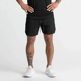 Men's quick-dry performance shorts by Athletic Sanctuary, featuring lightweight fabric, elastic waistband, and breathable design for training.