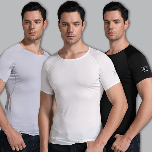 Men's Athletic Sanctuary summer sports T-shirt, breathable quick-drying outdoor fitness and running top for men.