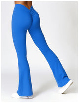High-Waist Flare Yoga Pants – Supportive Fit for Training & Everyday Wear