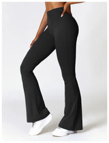 High-Waist Flare Yoga Pants – Supportive Fit for Training & Everyday Wear