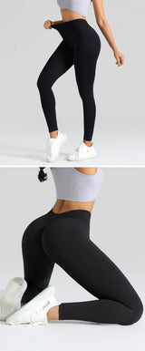 Women’s High Waist Butt Lift Yoga Leggings – Fitness Tights
