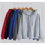 Women’s Oversized Zip-Up Hoodie – Relaxed Fit Streetwear Jacket
