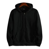 Men’s Zip-Up Hoodie – Casual Loose Fit Sweatshirt
