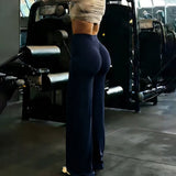 Women’s Wide Leg Yoga Pants – High Waist Tummy Control Leggings