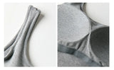 Backless Tank Tops with Built in Bra Women Summer White Sexy Square Neck Sleeveless Tops Ladies Black Camisole Tanks