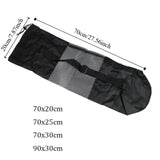 Portable Yoga Mat Bag – Breathable Mesh Carrier with Strap