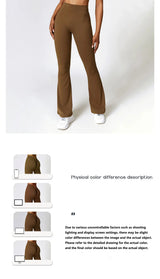 High-Waist Flare Yoga Pants – Supportive Fit for Training & Everyday Wear