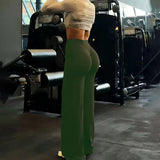 Women’s Wide Leg Yoga Pants – High Waist Tummy Control Leggings