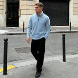 Men’s Fleece Hoodie – Thick Warm Quarter Zip Pullover Sweatshirt