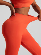 Women’s Seamless Gym Set – High Waist Booty Lift Leggings & Sports Bra