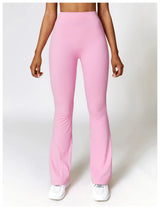 High-Waist Flare Yoga Pants – Supportive Fit for Training & Everyday Wear