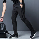 Men’s Slim Fit Casual Joggers – Straight Leg Elastic Waist Pants
