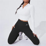 Women’s High Waist Push-Up Yoga Leggings – Gym Fitness Tights