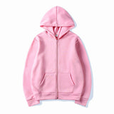 Women’s Oversized Zip-Up Hoodie – Relaxed Fit Streetwear Jacket