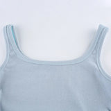 Ruched Sleeveless Tank Tops Tees Women Solid Casual Fashion Crop Top Ladies High Street Tie Up Croptop Summer Fitness