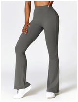 High-Waist Flare Yoga Pants – Supportive Fit for Training & Everyday Wear