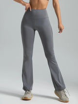 High-Waist Flared Yoga Pants – Supportive Fit for Workouts & Everyday Wear