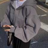 Women’s Cropped Zip-Up Hoodie – Casual Y2K Sweatshirt