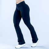 Flared Yoga Leggings – Sculpting High-Waist Comfort for Movement
