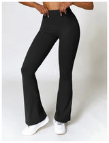 High-Waist Flare Yoga Pants – Supportive Fit for Training & Everyday Wear