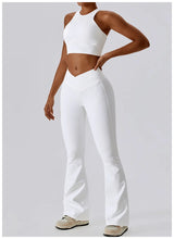 Women’s High-Waist Flared Leggings – Sculpt & Flow Performance Fit