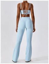 Women’s High-Waist Flared Leggings – Sculpt & Flow Performance Fit