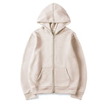 Women’s Oversized Zip-Up Hoodie – Relaxed Fit Streetwear Jacket