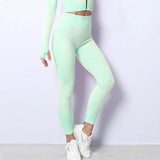 Women’s Seamless Peach Lift Leggings – High Waist Yoga Tights