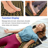 Acupressure Massage Mat & Cushion Set – Stress & Back Pain Relief