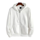 Men’s Zip-Up Hoodie – Casual Loose Fit Sweatshirt